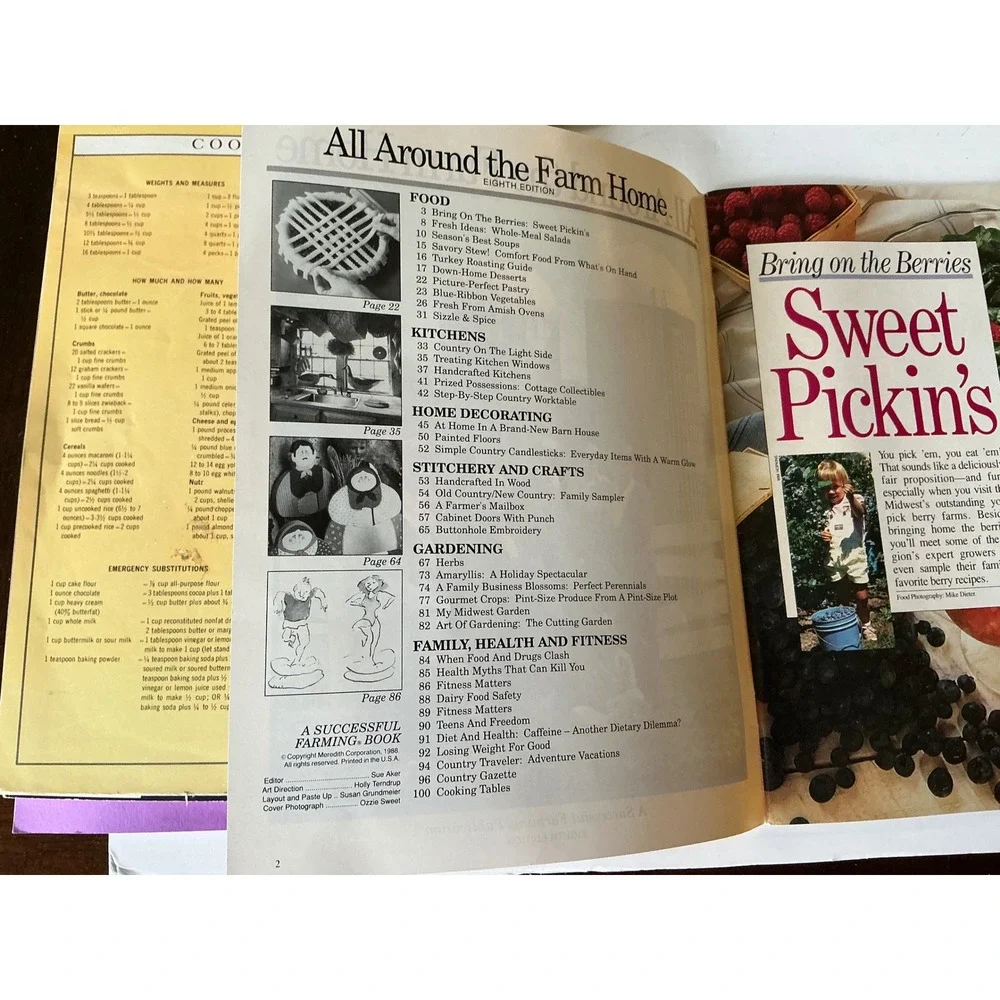 Vintage Farm Wife News Magazines Kids Cookbook Johnsonville Recipes Lot of 7
